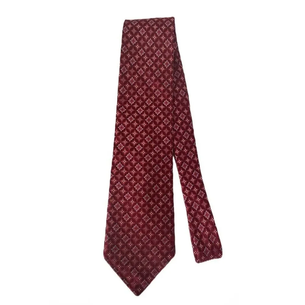 Robert Talbott Best Of Class Nordstrom Silk Red Tie Hand Sew Made In USA‎ 60